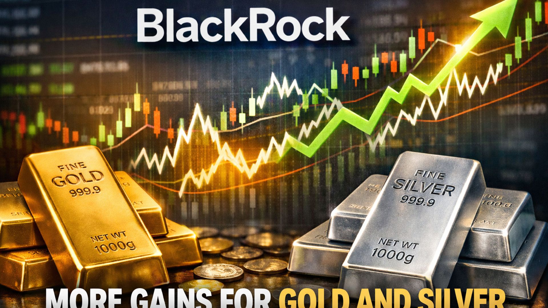 BlackRock dự báo giá vàng và giá bạc sẽ tiếp tục tăng mạnh