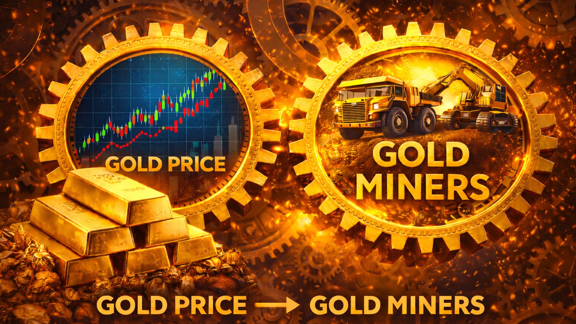 Cổ phiếu khai thác vàng có thể tăng gấp đôi dù giá vàng đứng yên