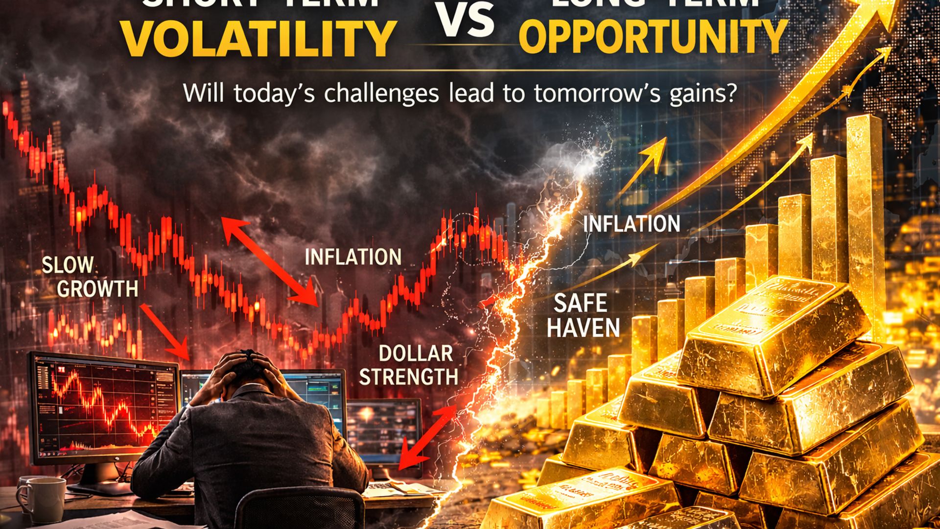 Giá vàng điều chỉnh ngắn hạn nhưng tiềm năng tăng trưởng dài hạn vẫn mạnh