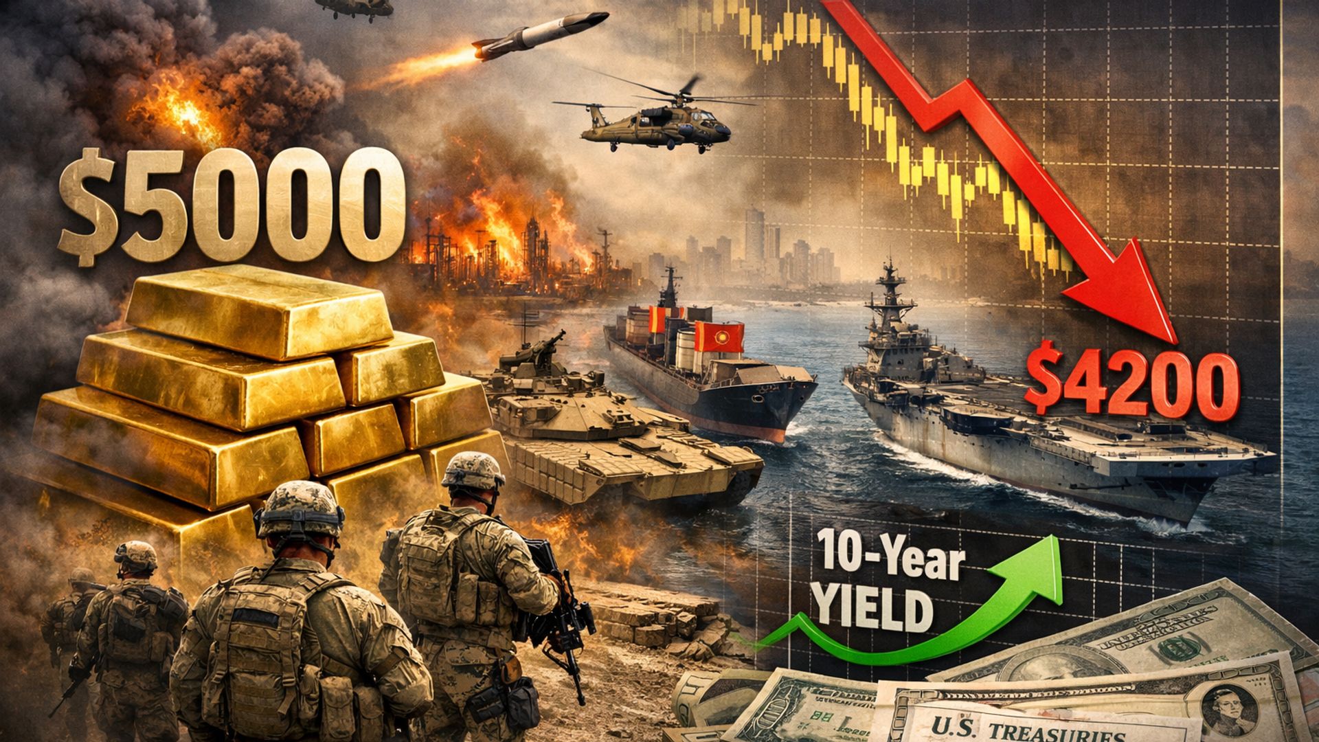 Giá vàng có thể giảm về 4.200 USD/ounce giữa căng thẳng Iran – RJO Futures