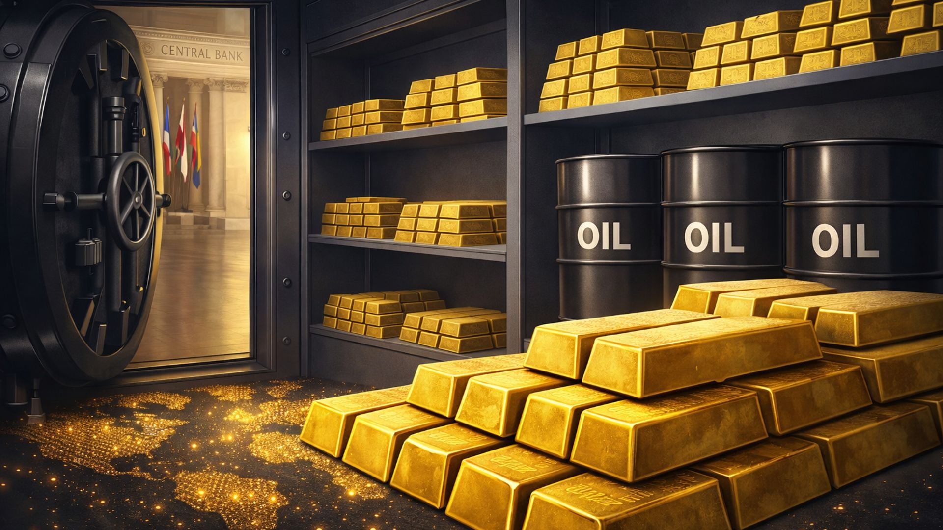 Giá vàng khó bứt phá khi ngân hàng trung ương không ưu tiên tích trữ dự trữ