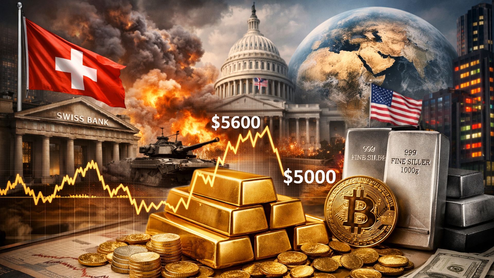 Hiệp hội Ngân hàng Thụy Sĩ: Vàng ngày càng quan trọng như kênh lưu trữ giá trị