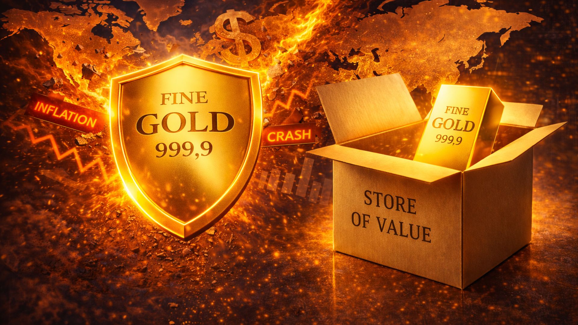 Giá vàng và sự thật về vai trò của vàng trong thời kỳ biến động