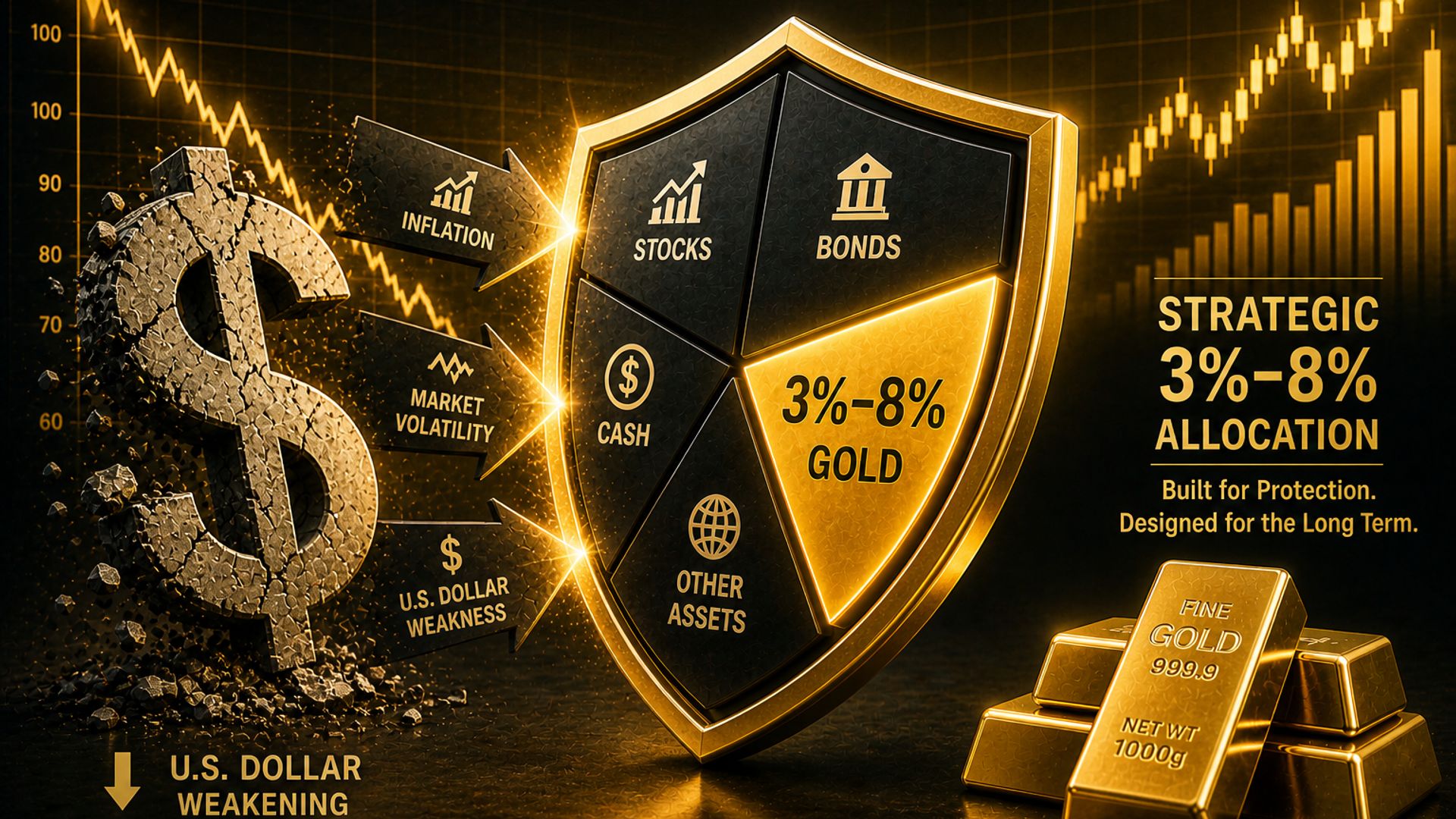 Giá vàng hấp dẫn hiện nay, đừng chần chừ xây dựng vị thế 3%-8% theo NDR’s LaForge