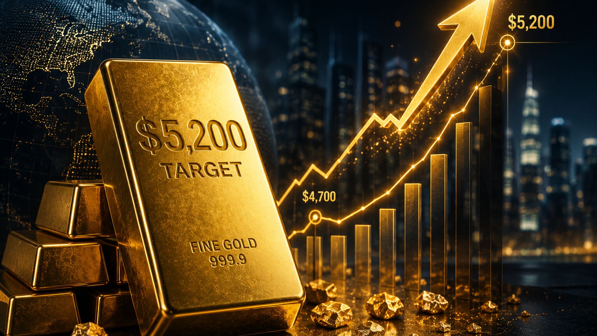 Morgan Stanley dự báo giá vàng tăng lên 5.200 USD/ounce dù địa chính trị bất ổn