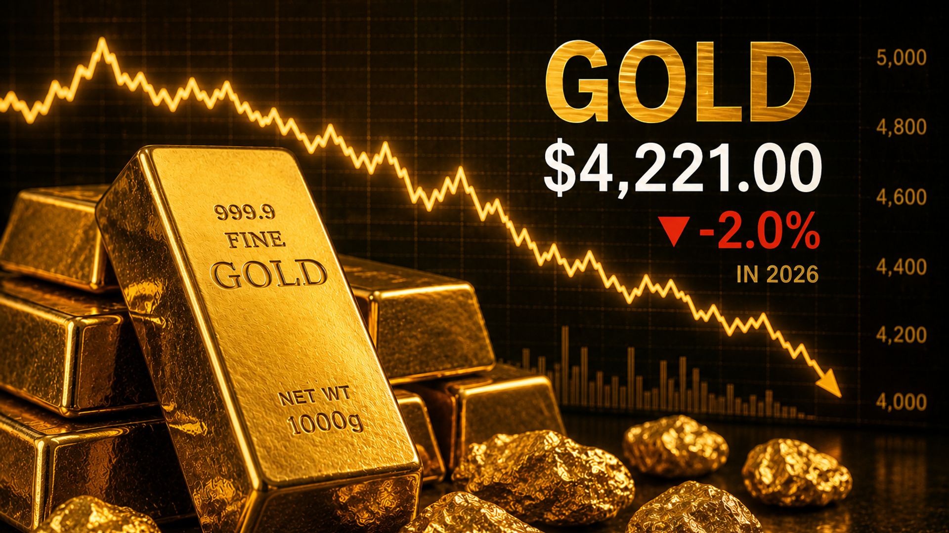 Giá vàng thế giới giảm sâu, cảnh báo rủi ro rút vốn ETF tăng cao