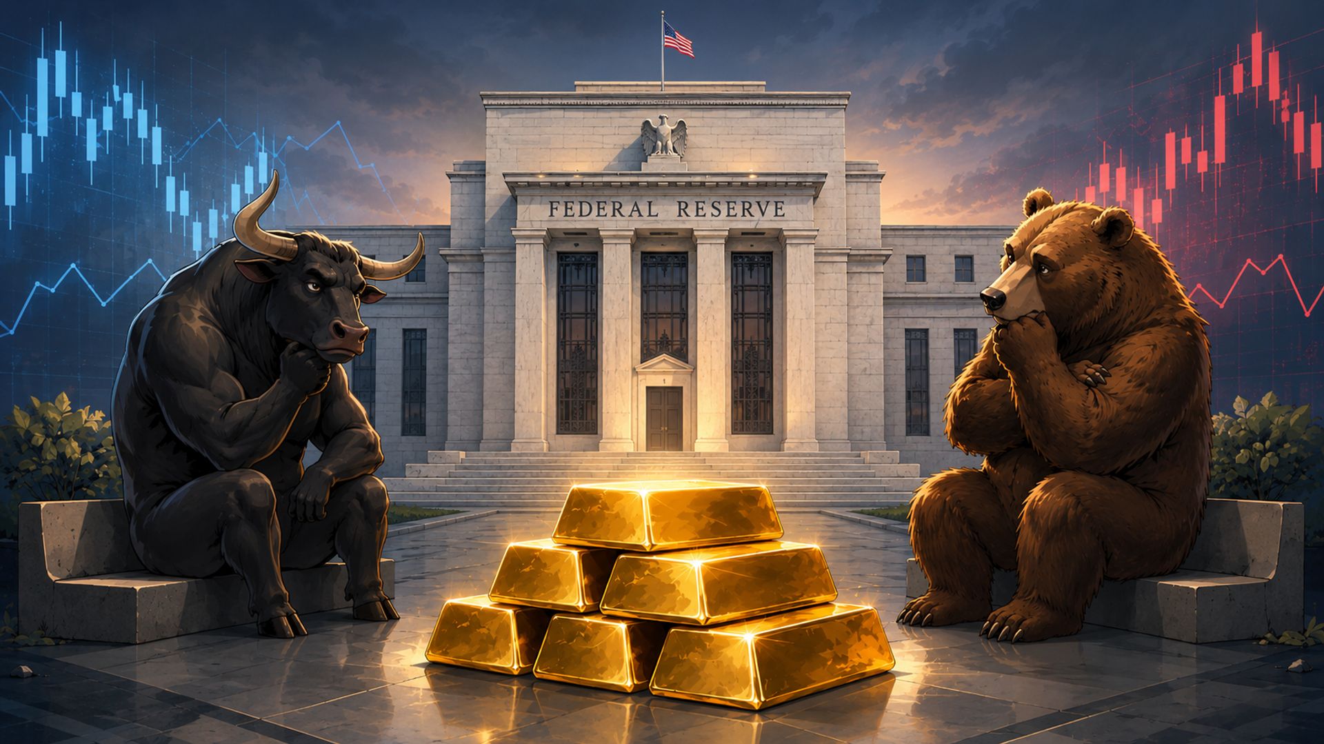 Giá vàng thế giới biến động mạnh quanh ngưỡng 4.000 USD trước cuộc họp Fed
