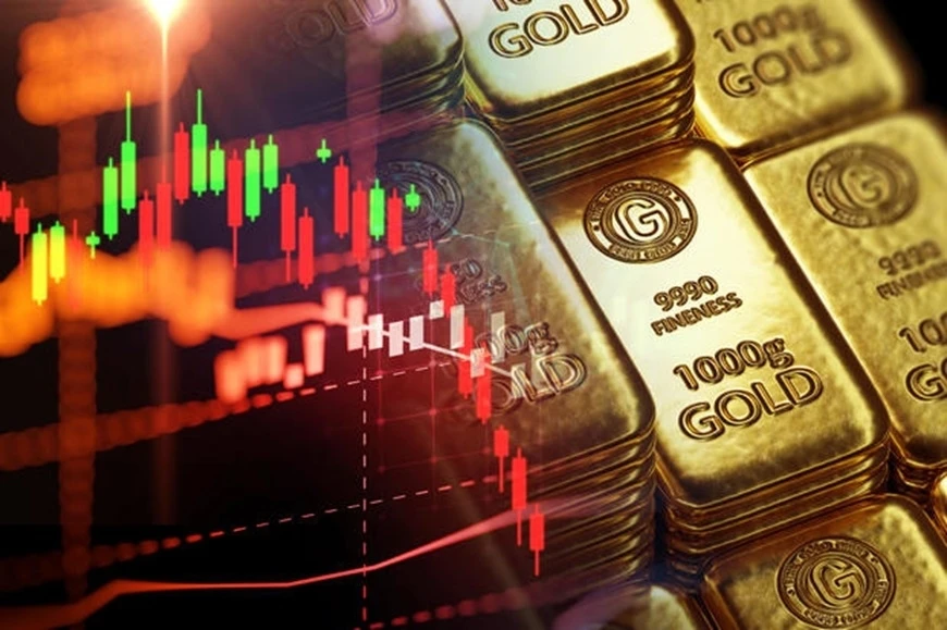 Giá vàng tăng phi mã nhờ dầu giảm, nhà đầu tư chờ Fed quyết định lãi suất