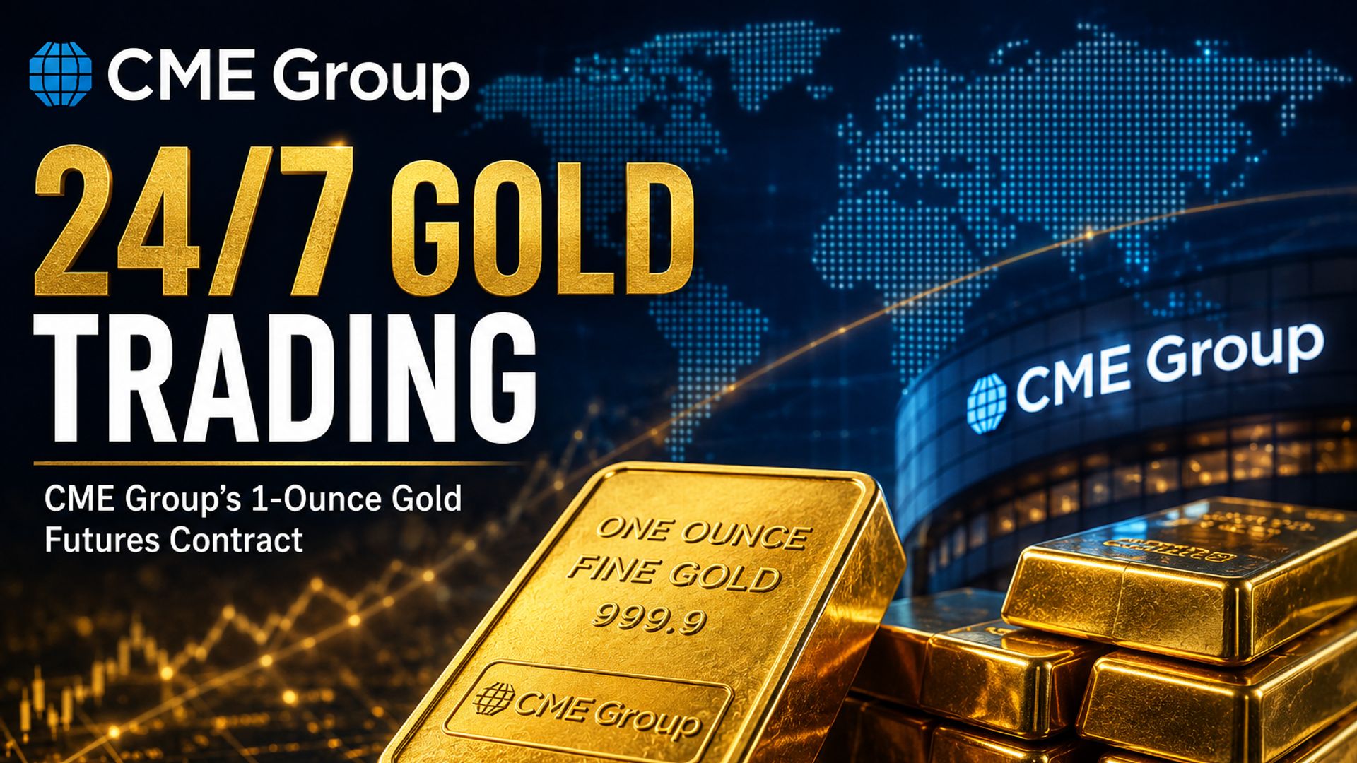 CME Group ghi nhận 60 triệu USD giao dịch hợp đồng vàng 24/7 trong cuối tuần đầu tiên