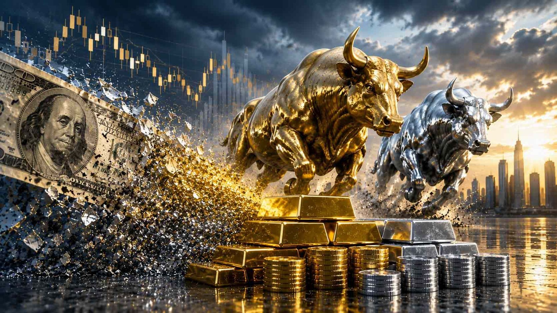 Giá vàng tăng trên 4.200 USD: Mất niềm tin nhà đầu tư, bạc có cơ hội lớn hơn