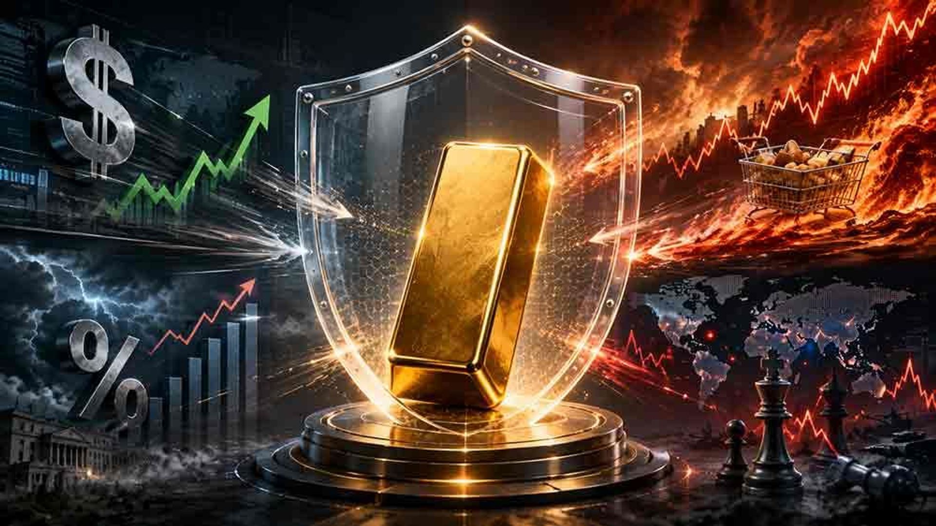 Vàng tiếp tục là công cụ phòng ngừa chiến lược trước rủi ro lạm phát và chính sách