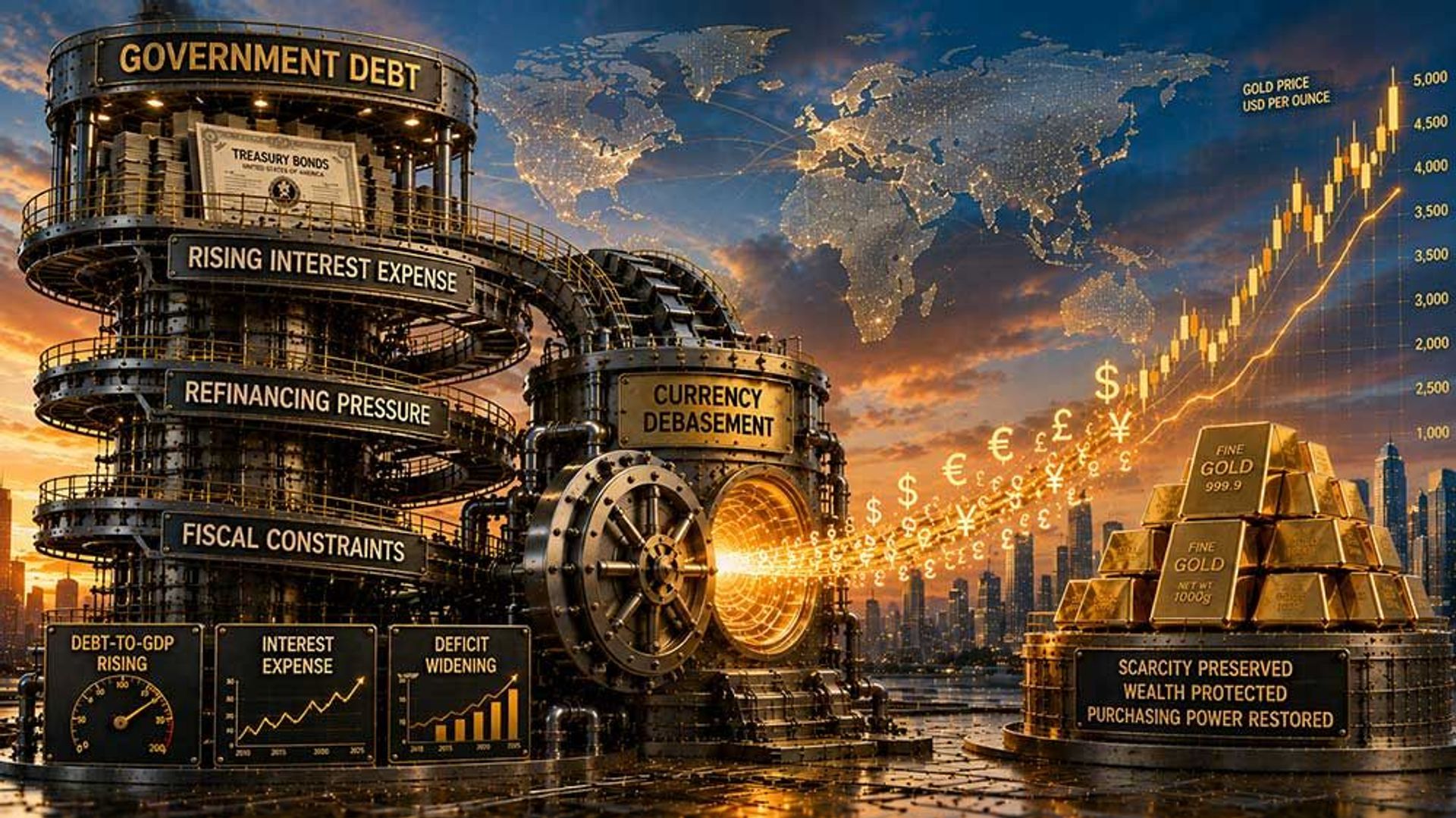 Larry Lepard: Nợ công tăng cao sẽ đẩy giá vàng tiếp tục tăng vượt đỉnh