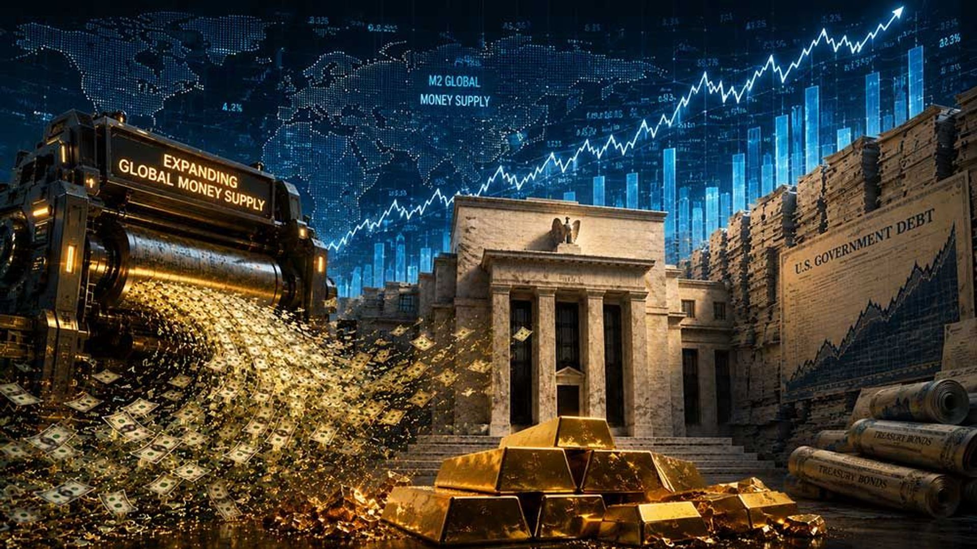 Giá vàng có thể lên 20.000 USD khi Fed 'bất lực' chống lạm phát, cổ phiếu khai thác tăng mạnh