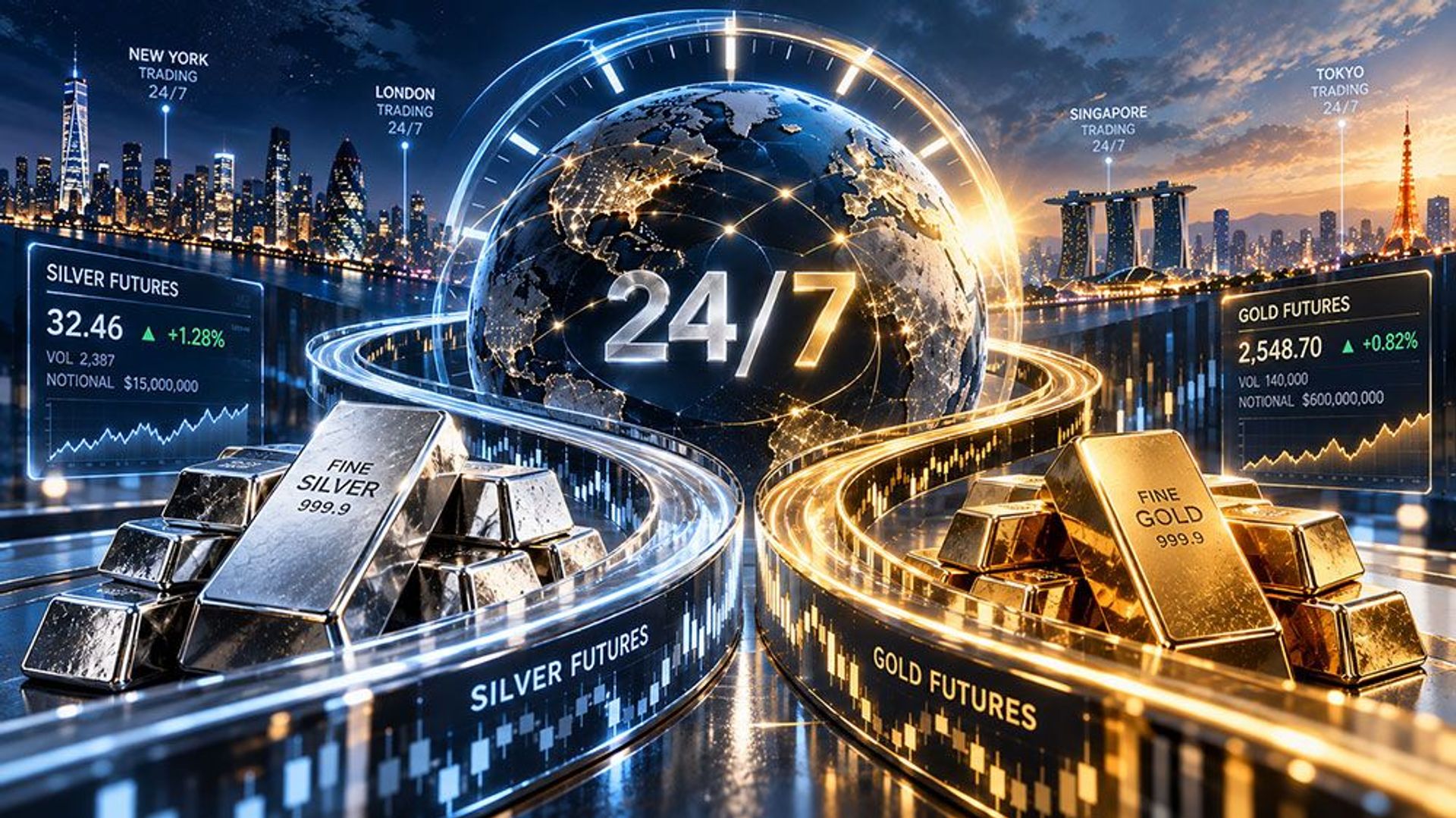 CME Group ra mắt hợp đồng tương lai bạc 24/7 với 15 triệu USD giao dịch cuối tuần đầu